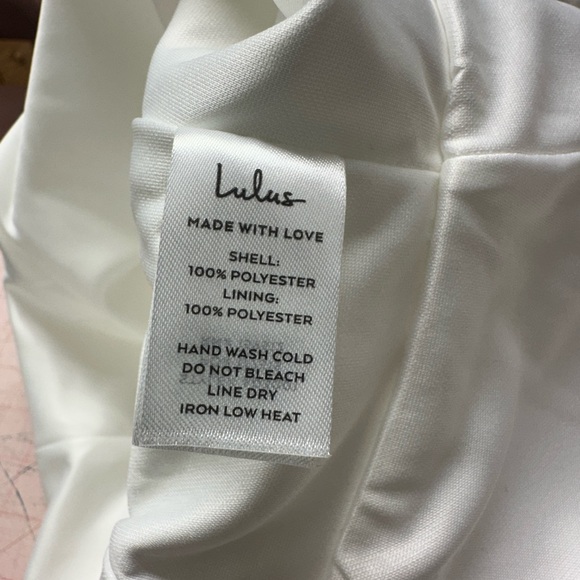 Lulu’s White Bow-Back Dress - Picture 8 of 9